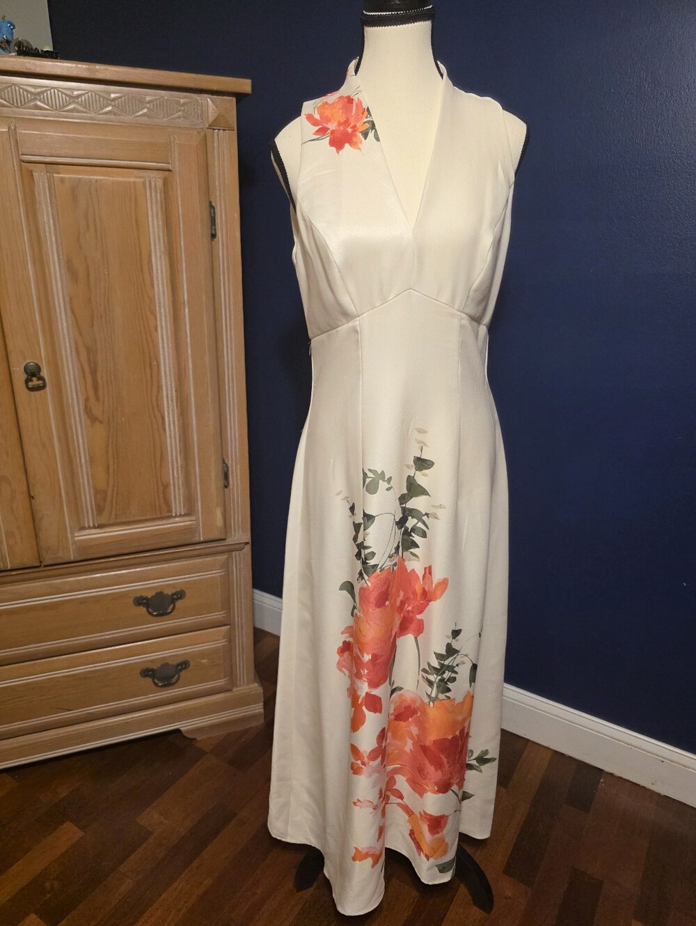 Elegant Floral Print Dress